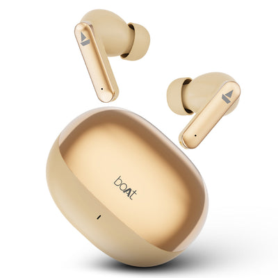 boAt Airdopes 301 | Wireless Earbuds with 75 Hours Playback, ENxโข Technology, 10mm Drivers, BEASTโข Mode, IWPโข Technology