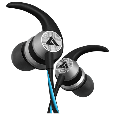 GOBOULT BassBuds X1 BA-RD-X1 Wired Earphone with Mic (In Ear, Blue)