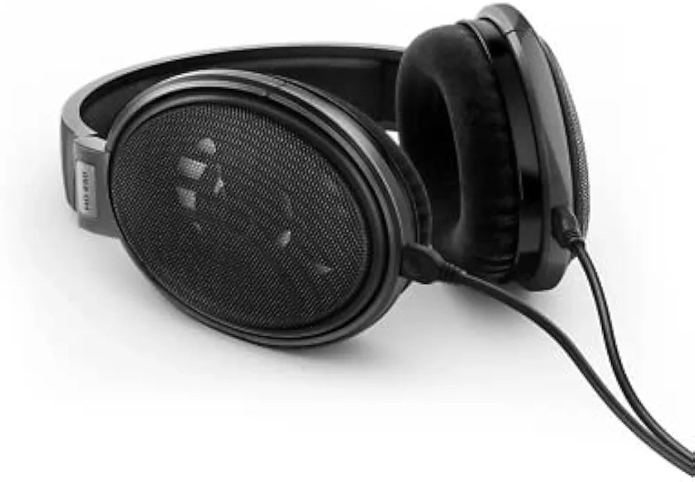 Sennheiser HD 650 Open‑Back Hi-Res Audiophile Headphones, Reference Grade Sound, Airy Design, Plush Ear Pads, Rich Bass, Detachable Cables, Lighweight, Comfort-Fit for Gaming, 2Y Warranty, Black