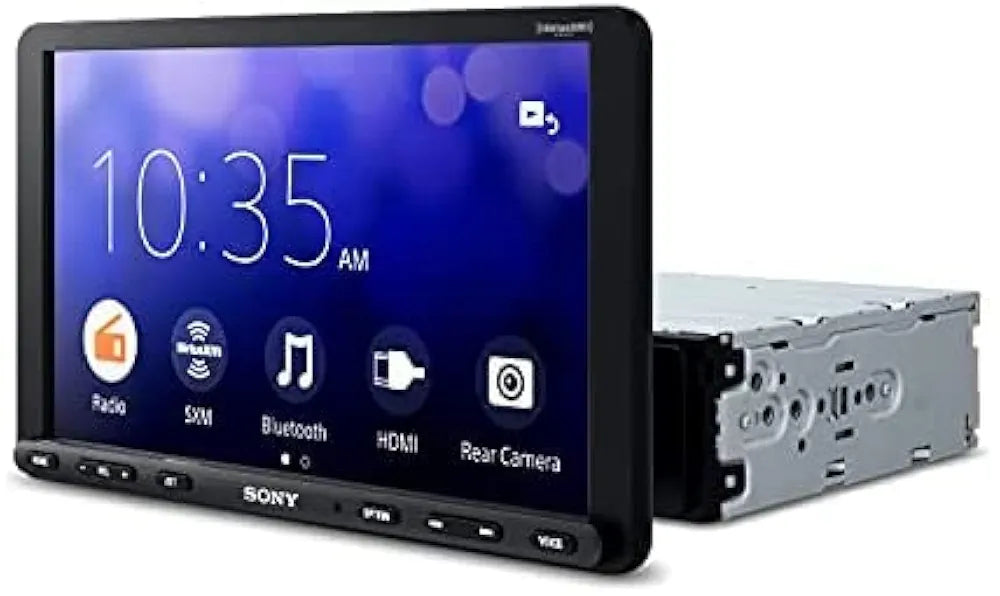 Sony Car Stereo XAV-AX8100 22.7 cm Large Screen Digital Media Receiver with HDMI, Bluetooth, Android Auto, Apple Car Play, WebLink™ Cast, PRE Out - 3 x 5V, Output Power - 55W x 4