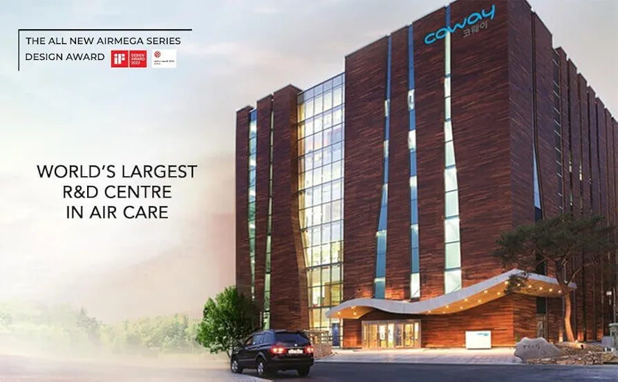 Coway Airmega AIM Air Purifier For Home, Cleans Upto 355 Sq.Ft, Longest Filter Life 8500Hrs , Kills Virus & PM 0.01 With 99.999% Efficiency, 7Yrs Motor Warranty, White