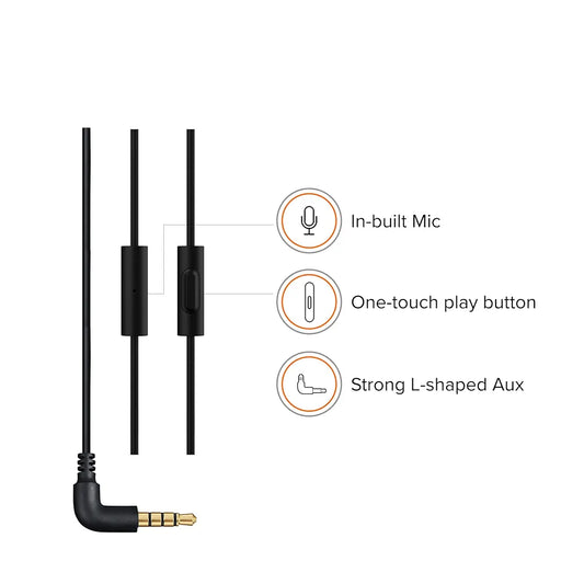 Xiaomi Wired in-Ear Earphones with Mic, Ultra Deep Bass & Metal Sound Chamber