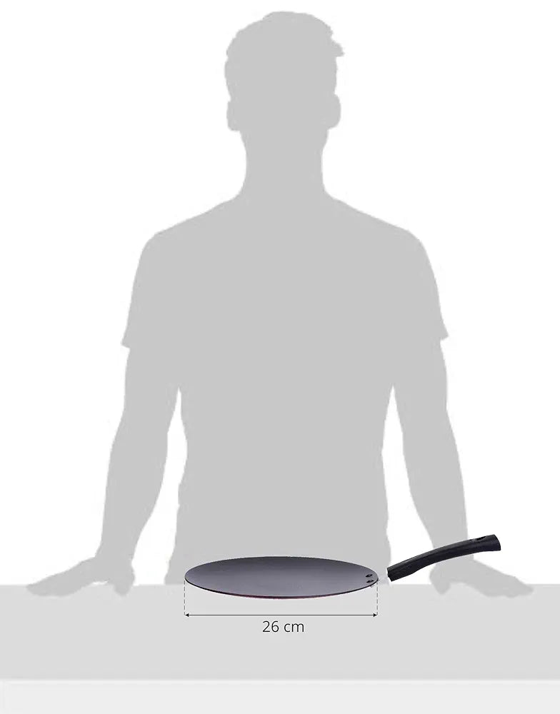 KaiserHoff Non Stick Concave Tawa, 26cm