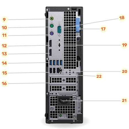 Dell OptiPlex 8th Gen 3060, 5060, 7060 SSF Refurbished Desktop