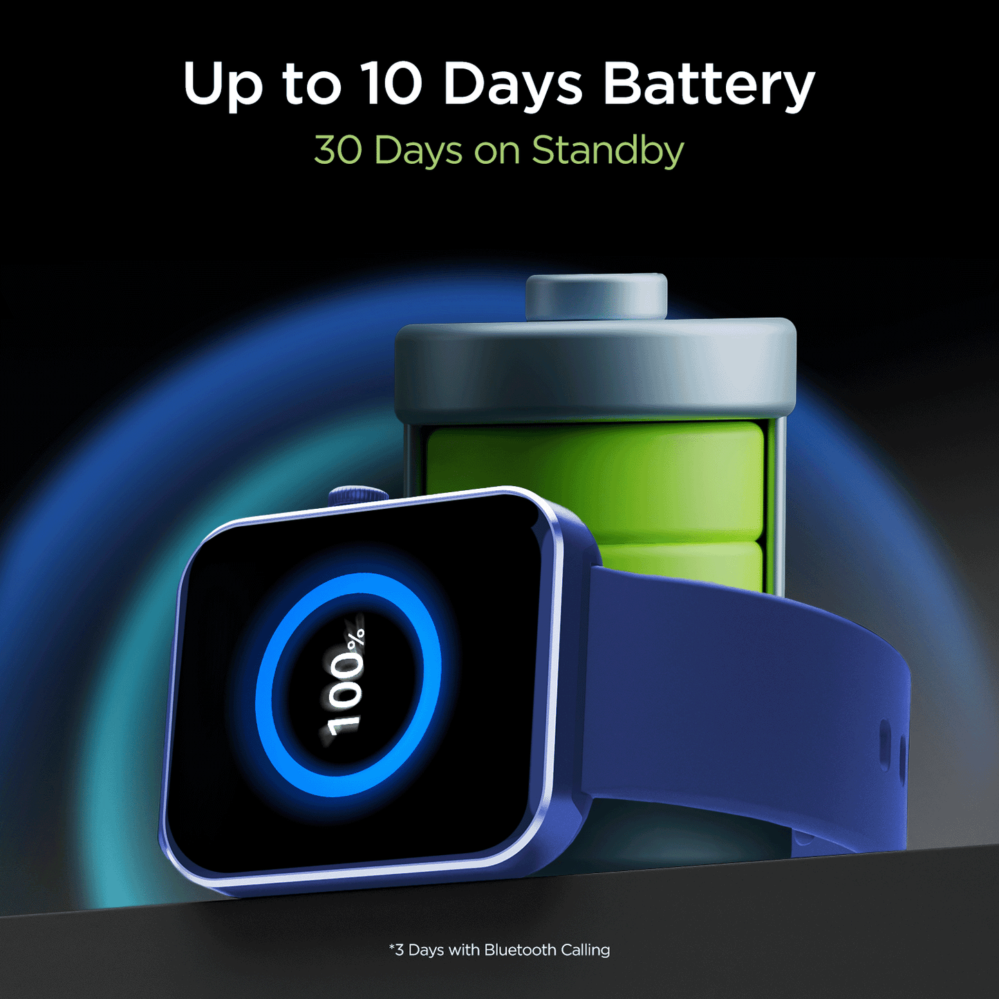 boAt Wave Flex Connect | 1.83" (4.64 cm) Large Display BT Calling Smartwatch, Upto 10 Days Battery, IP68, Dust & Splash Resistance