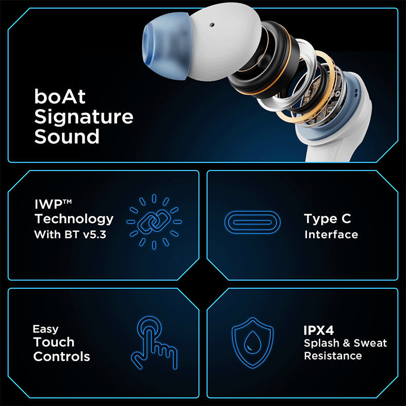boAt Immortal 131 | Wireless Gaming Earbuds