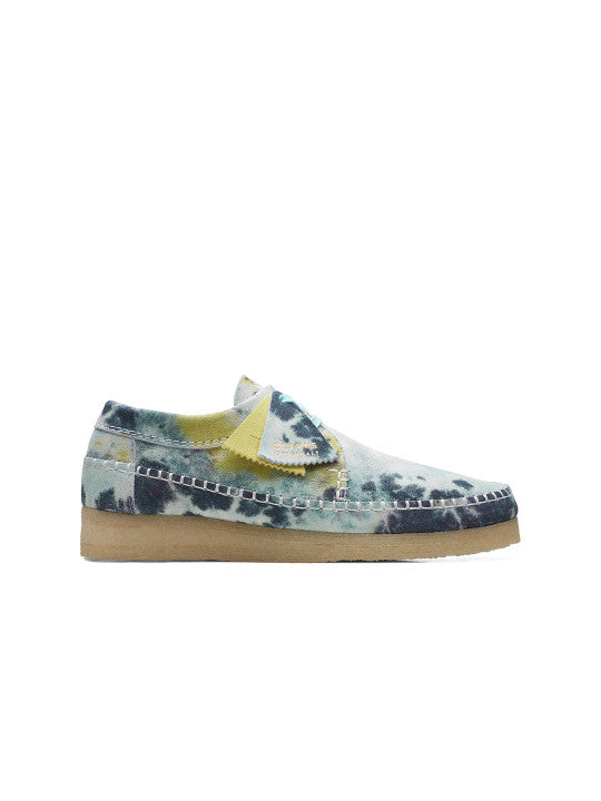 Clarks Men Weaver Printed Suede Sneakers