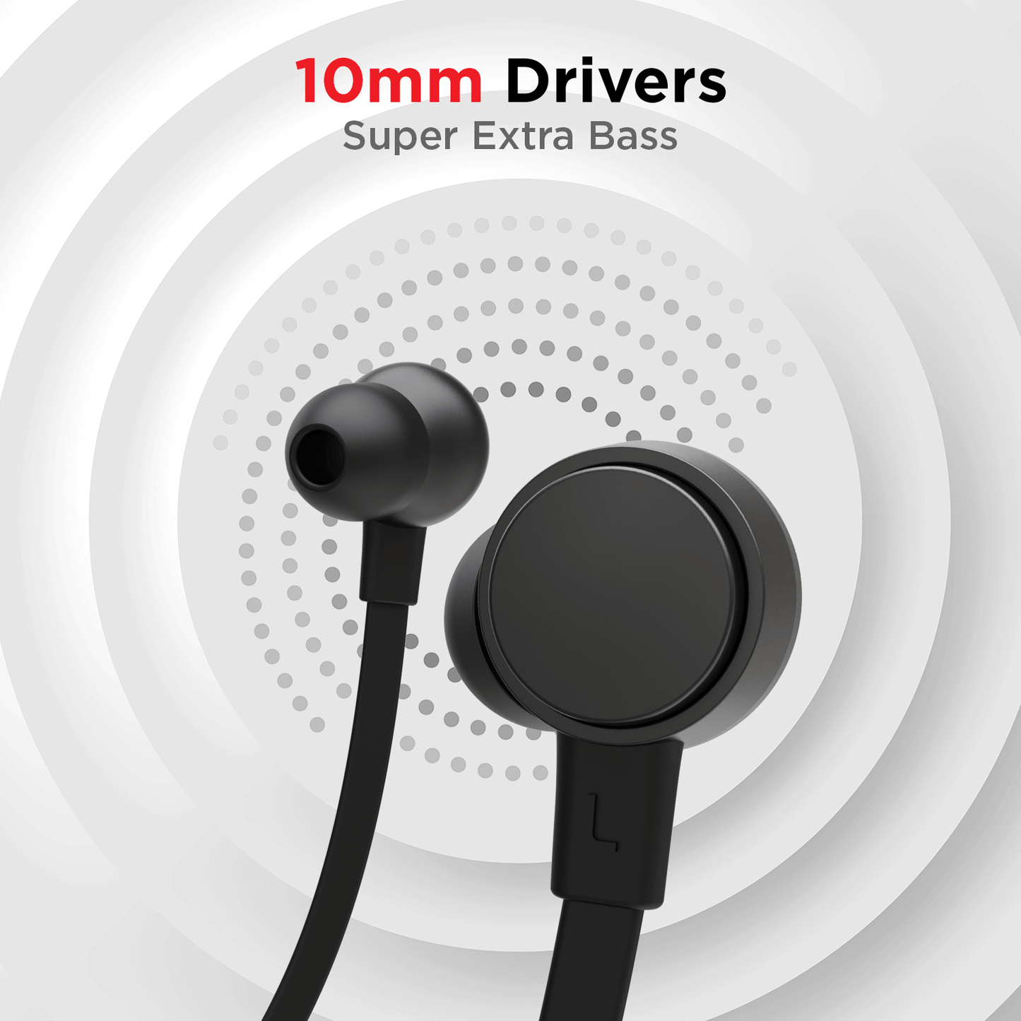 boAt Rockerz 103 Pro | Wireless Earphones with 10 mm Drivers, Single Press Voice Assistant, Up To 20 Hours Uninterrupted, ENx™ Technology