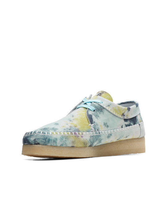 Clarks Men Weaver Printed Suede Sneakers