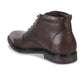 Men Textured Leather Mid-Top Formal Derbys