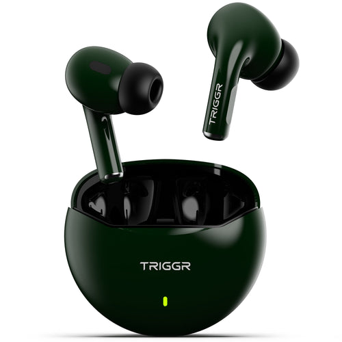 TRIGGR Rizz with 40H Playback, Spherical Design, 13mm Drivers, Rich Bass, Fast Charging, Bluetooth v5.3
