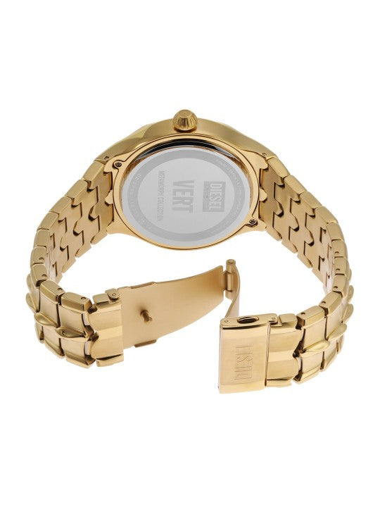 Men Stainless Steel Textured Straps Analogue Watch DZ2186