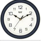 AJANTA Analog 20.5 cm X 20.5 cm Wall Clock  (Blue, With Glass, Standard)