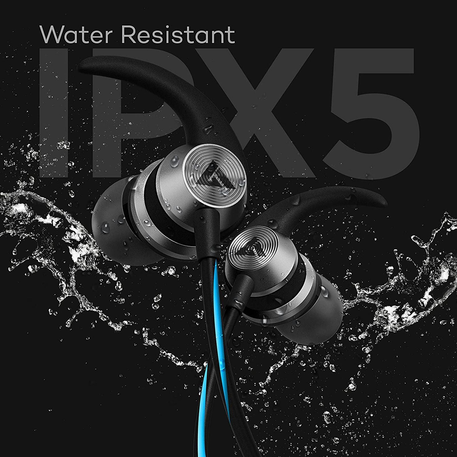GOBOULT BassBuds X1 BA-RD-X1 Wired Earphone with Mic (In Ear, Blue)