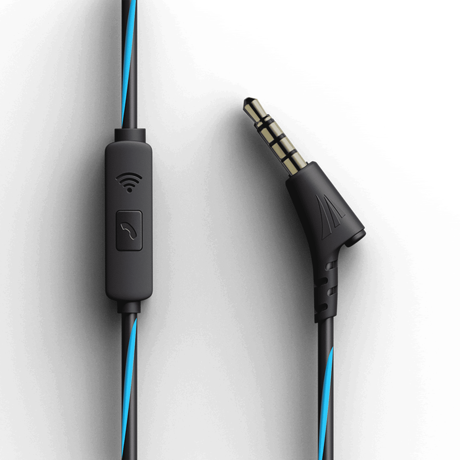 GOBOULT BassBuds X1 BA-RD-X1 Wired Earphone with Mic (In Ear, Blue)