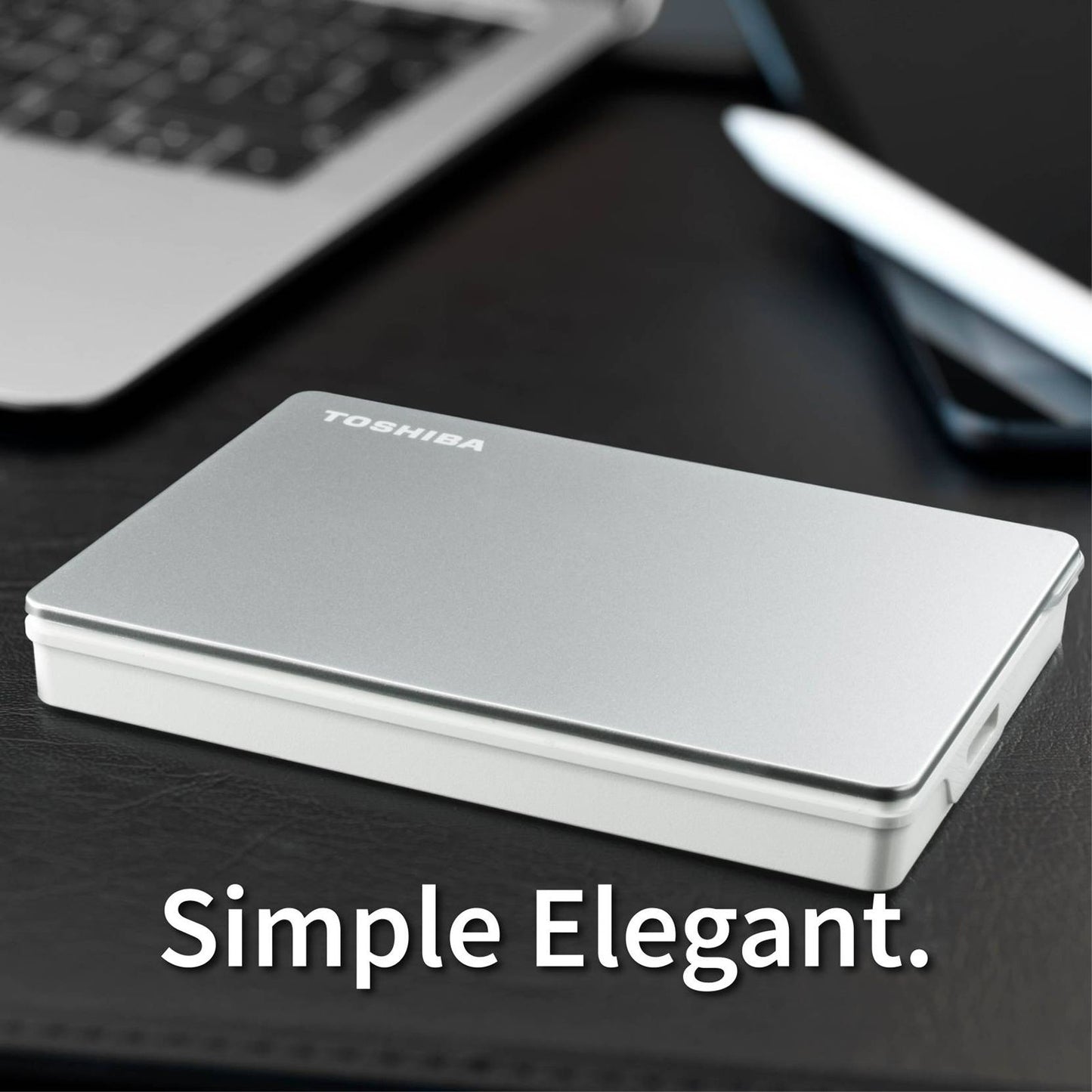 TOSHIBA Canvio Flex 4TB USB 3.0/USB 2.0 Hard Disk Drive (Cross-Device Compatibility, HDTX140ASCCA, Silver)