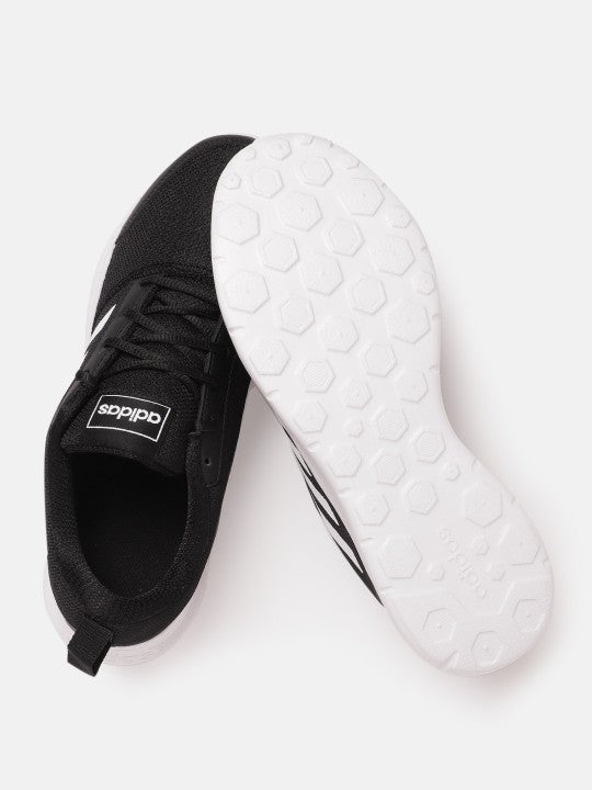 ADIDAS Men Black Solid Adivat Running Shoes