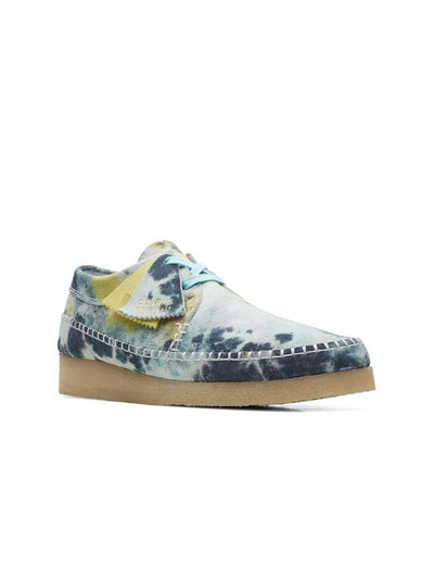 Clarks Men Weaver Printed Suede Sneakers