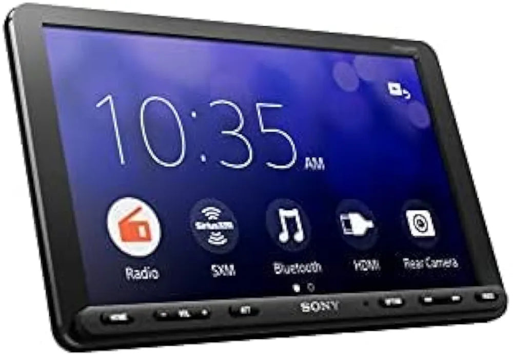Sony Car Stereo XAV-AX8100 22.7 cm  Large Screen Digital Media Receiver with HDMI, Bluetooth, Android Auto, Apple Car Play, WebLink™ Cast, PRE Out - 3 x 5V, Output Power - 55W x 4