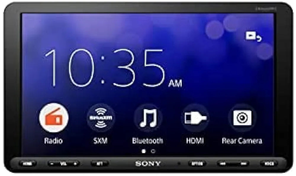 Sony Car Stereo XAV-AX8100 22.7 cm  Large Screen Digital Media Receiver with HDMI, Bluetooth, Android Auto, Apple Car Play, WebLink™ Cast, PRE Out - 3 x 5V, Output Power - 55W x 4