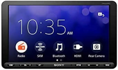 Sony Car Stereo XAV-AX8100 22.7 cm  Large Screen Digital Media Receiver with HDMI, Bluetooth, Android Auto, Apple Car Play, WebLink™ Cast, PRE Out - 3 x 5V, Output Power - 55W x 4