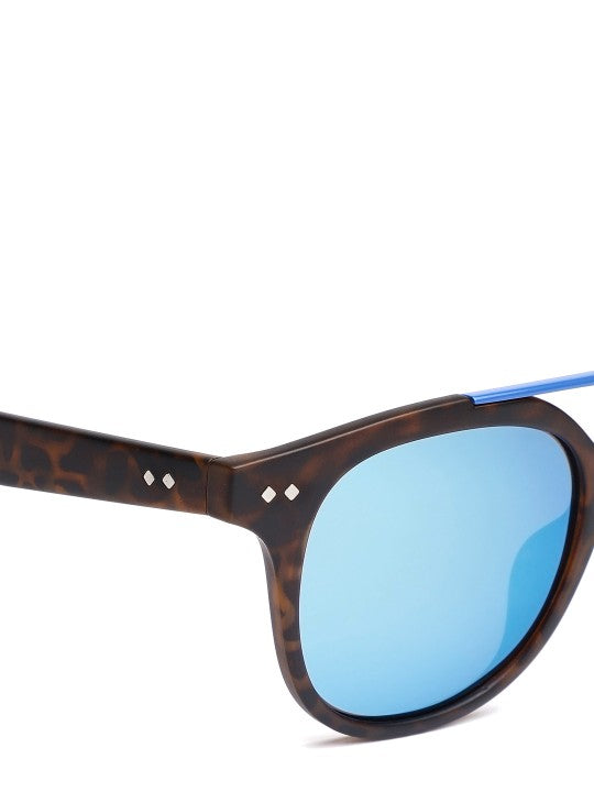 Polaroid Unisex PLD 1023/S 202 51JY Round Mirrored Sunglasses