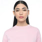 LENSKART BLU | Zero Power Cut Computer Glasses | Anti Glare, Lightweight & Blocks Harmful Rays | UV Protection Specs | Full Rim Round | For Men & Women | Large | LB E16226