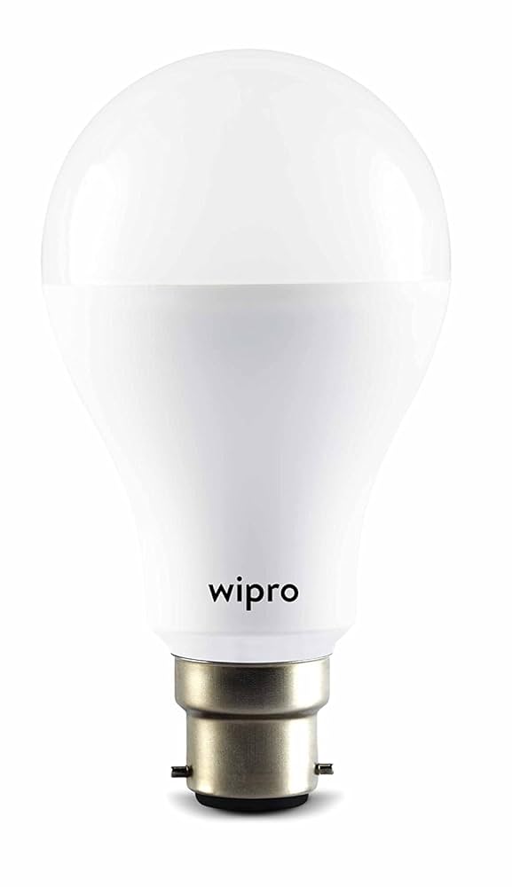 wipro Garnet 15W LED Bulb for Home & Office |Cool Day White  | B22 Base|220 degree Light coverage |4Kv Surge Protection |400V High Voltage Protection |Energy Efficient | Pack of 1