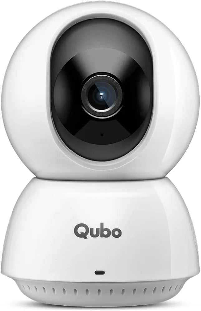 Qubo Smart Cam 360 Ultra WiFi CCTV Security Camera for Home from Hero Group | 2MP 1080p Full HD | Ethernet Option | 2-Way Talk |Mobile App | Night Vision | Cloud & SD Card Recording | Made in India