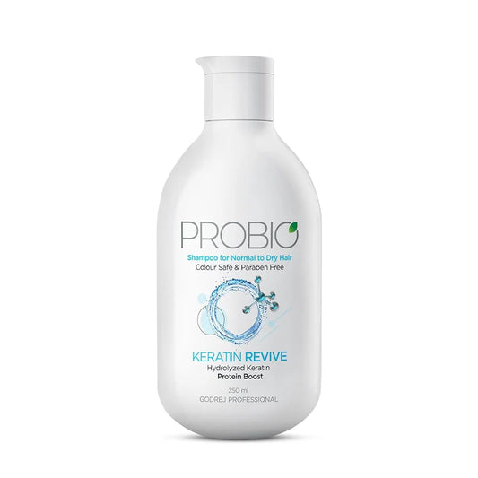 Godrej Professional Keratin Rich Shampoo, For Normal to Dry Hair - 250ml, No Paraben, with Hydrolyzed Keratin