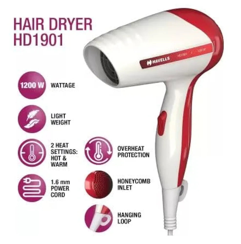 Havells Hd1901 Hair Dryer  - 1200 Watts