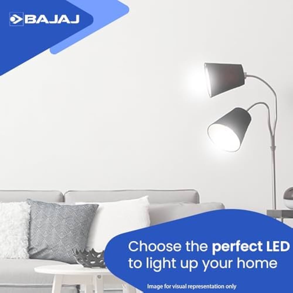 Bajaj Ivora Hb Led Lamp 9W Cdl Cool Daylight B22D|Energy Efficient|Environment Friendly|Ir,Uv Free|3.5 Kv Surge Protection|Led Bulb For Home||1 Yr Warranty