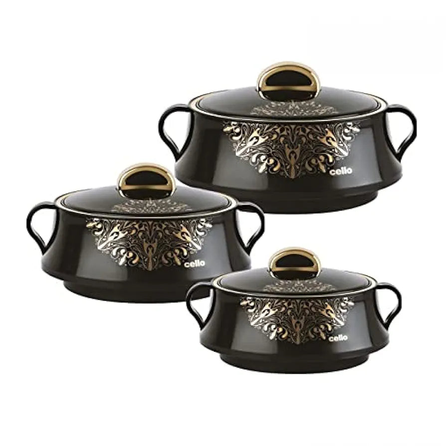 Cello Midas Insulated Hot Pot 3 pc Casserole Gift Set 