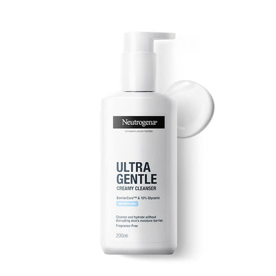 Neutrogena Ultra Gentle Creamy Cleanser | Face Wash for Sensitive Skin for Men & Women