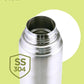 Milton Flip Lid 1000 Thermosteel Water Bottle 1 LTR, 24 Hr Hot and Cold I Leak Proof Lid, ISI Certified I Vacuum Insulated I for Office, Gym, School I Silver