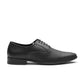 INVICTUS Men Black Textured Oxfords