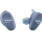 SONY WF-SP800N With 26 Hours Battery Life Active noise cancellation enabled Bluetooth Headset (Blue, True Wireless)