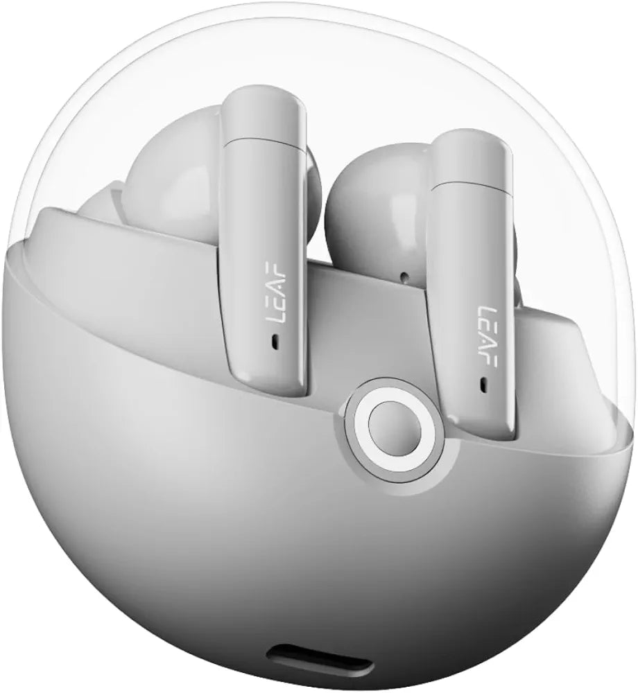 Leaf Buds X514 True Wireless ANC in Ear Earbuds with AI Sound App,Active Noise Cancellation,Transparency Mode,70H Playtime,Quad Mic Enc,40Ms Low Latency,13Mm Driver, Ipx5, Bluetooth V5.4