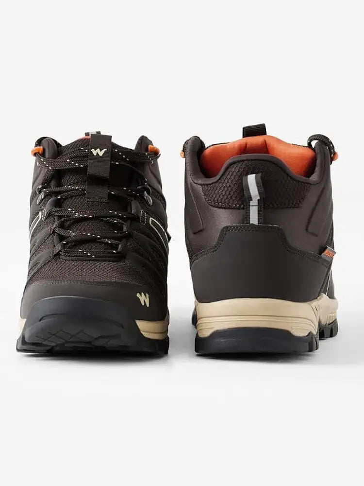 Wildcraft Water Repellent Trekking Shoes for Men | Hiking Shoes for Men for Outdoor | High Ankle Shoes | Anti Skid Boot | High Neck | EVA Insole | Black