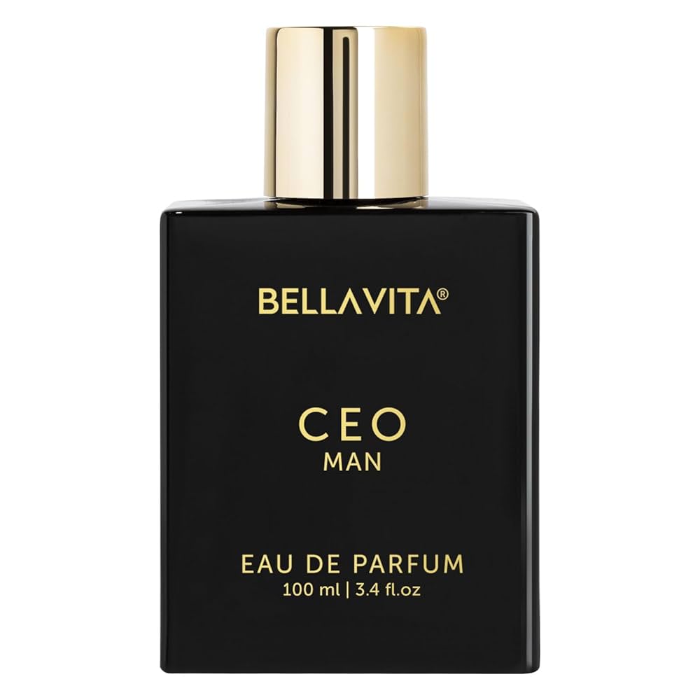 Bella Vita Luxury CEO MEN Long Lasting Perfume for Man | EDP 100ml | Lemon, Lavender, Tonka, Mandarin & Vetiver | Woody, Citrus Premium Fragrance | Ideal for Every Moment