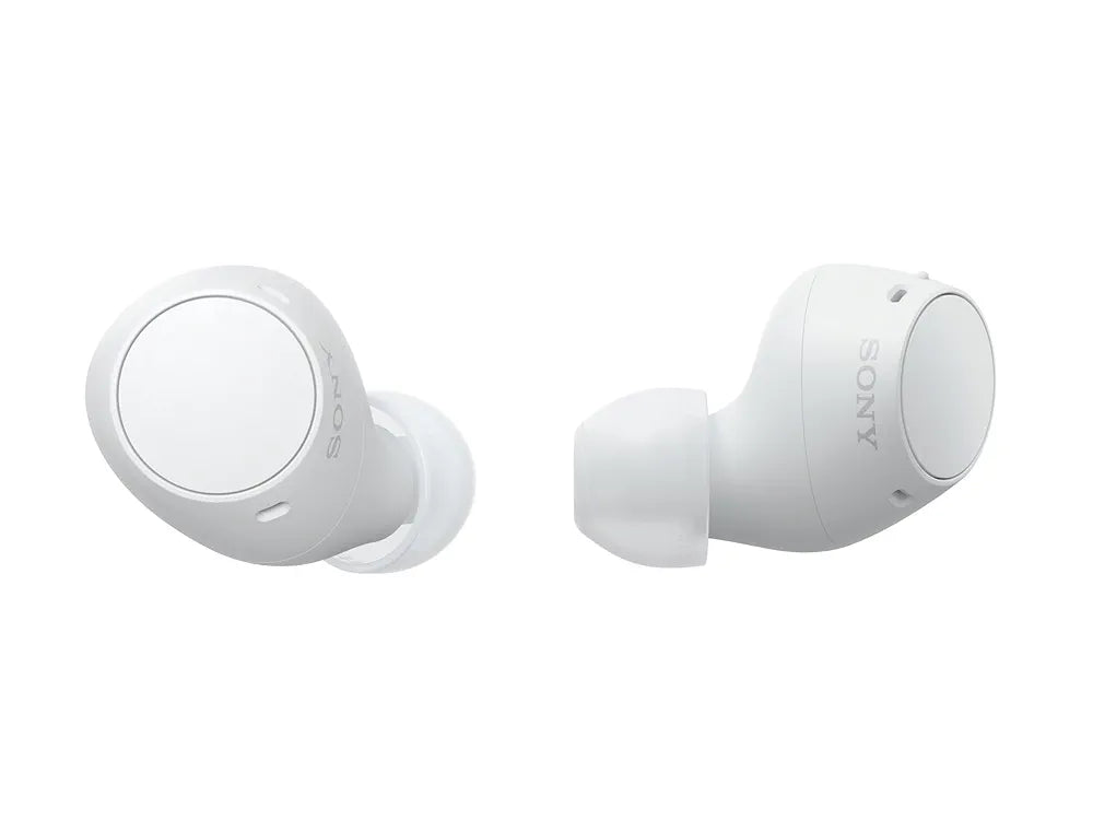 Sony WF-C510 Truly Wireless Earbuds, 22 hours battery life, Clearer hands-free calling, Multipoint Connection, Ambient Sound Mode, IPX4 Water Resistance, White, UAE Version - 1-Year warranty