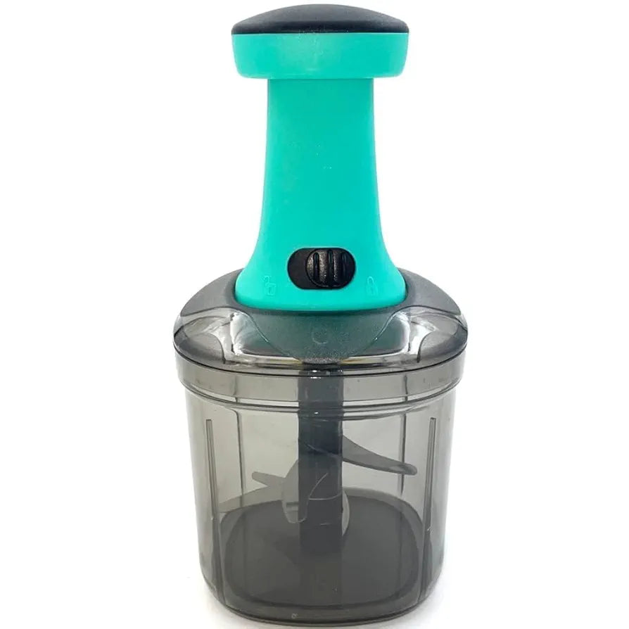 SENSO BIGBOSS PUSH CHOPPER/Senso Easy to use Hand Push Fruits and Vegetable Push Chopper for Kitchen,Stainless Steel Blades, Unbreakable Food-Grade Plastic, Anti-Slip Base 