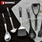 Master Pro Stainless Steel 34.3 cm Slotted Turner with Nylon Handle