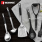Master Pro Stainless Steel 33.6 cm Slotted Turner with Nylon Handle