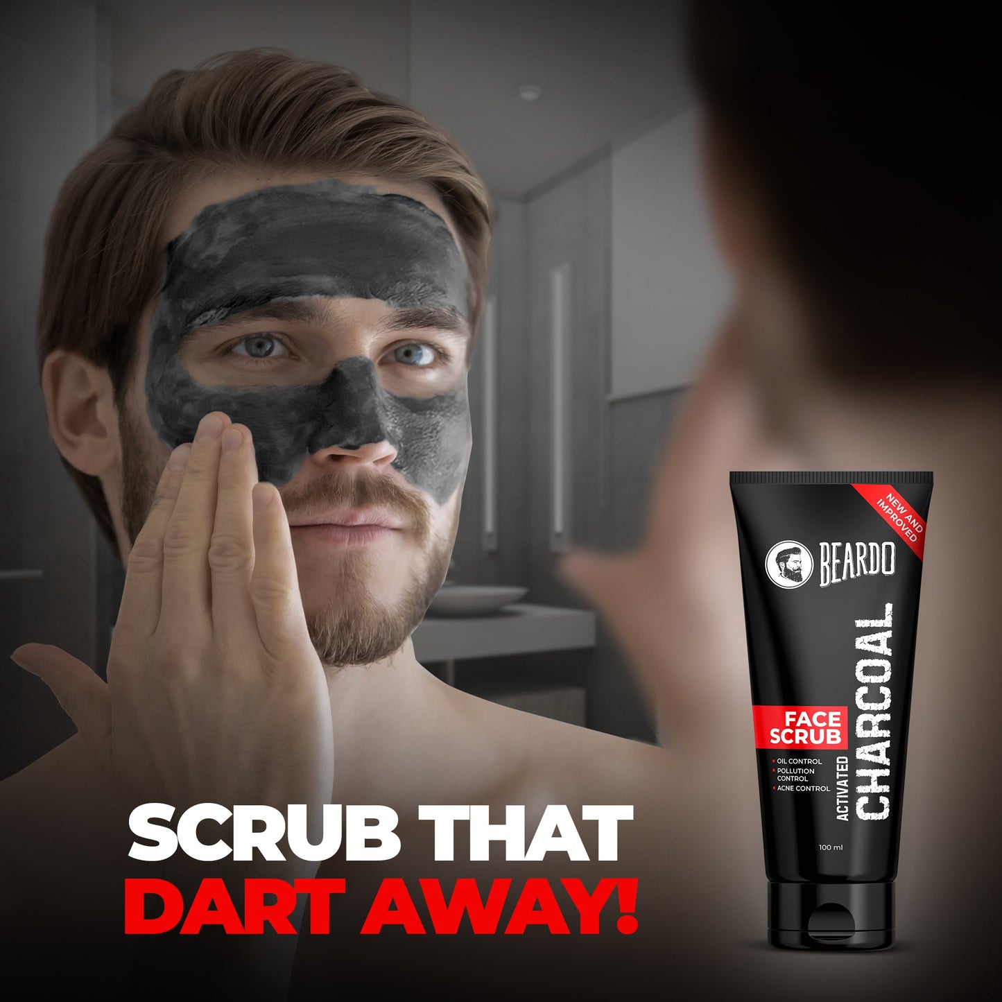 Beardo Charcoal 4-in-1 Combo