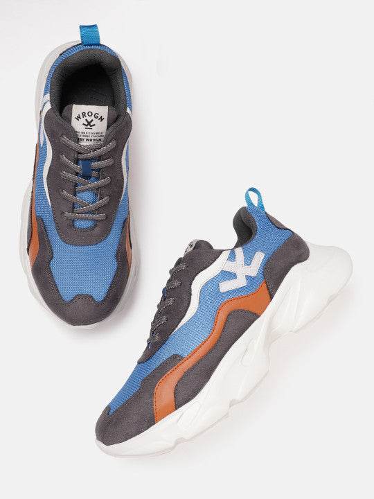 WROGN Men Colourblocked Running Shoes