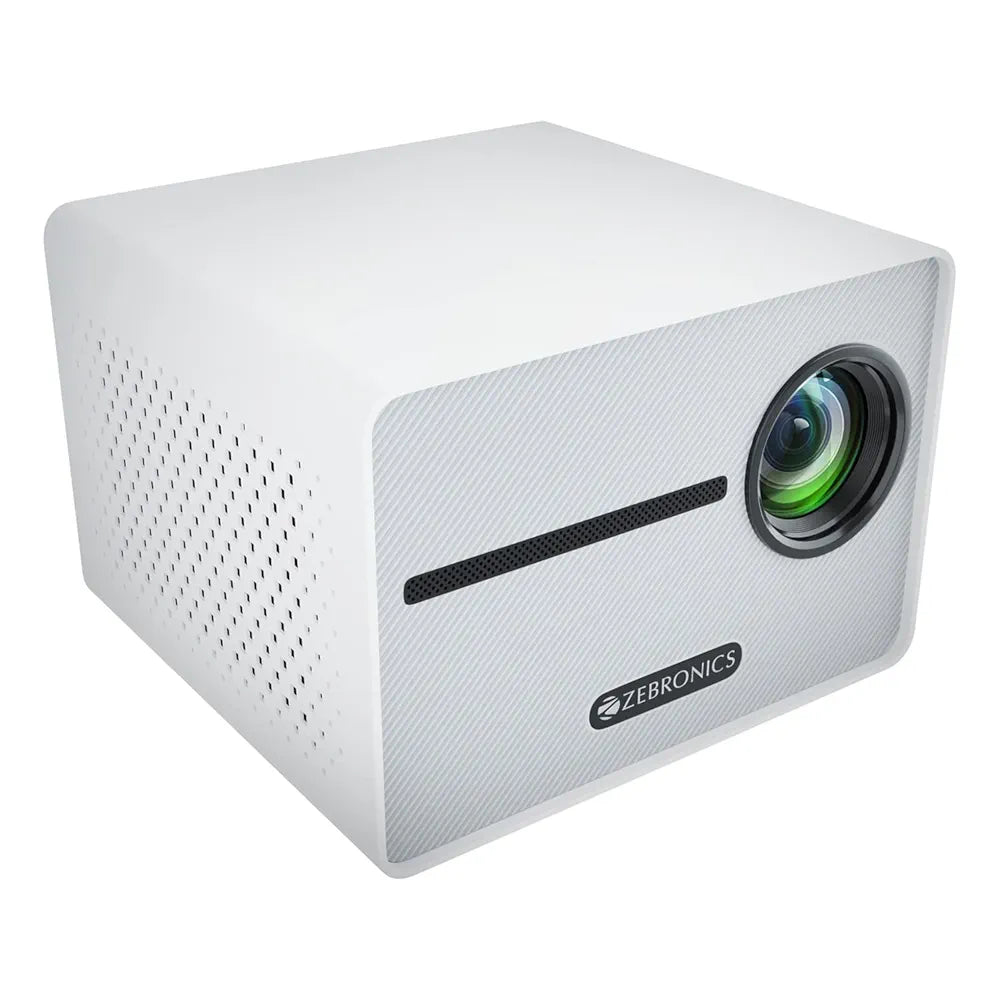 Zebronics PIXAPLAY 20 LED Projector with FHD 1080p, HDMI, USBx2, Aux Out, Bluetooth v5.1, Upto 431 cm Screen Size, Built-in-Speaker, 3000 Lumens and a Compact Design