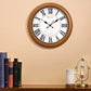 Titan Contemporary Brown Analog Wall Clock with Silent Sweep Technology - 42 Cm X 42 Cm ,Plastic