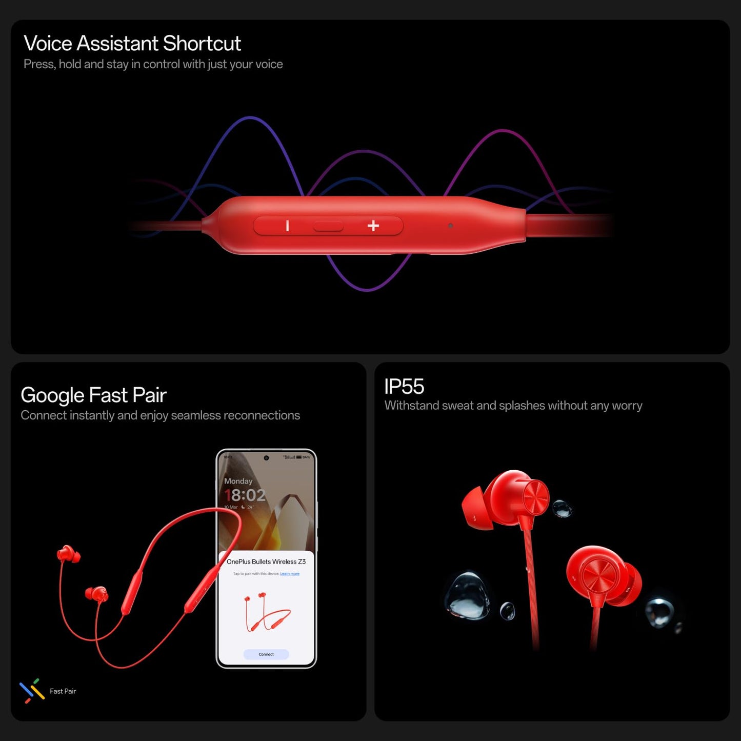 OnePlus Bullets Wireless Z3 in Ear Neckband