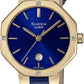 Casio Women Leather Analog Blue Dial Watch-She-4543Gl-2Audf, Band Color-Blue